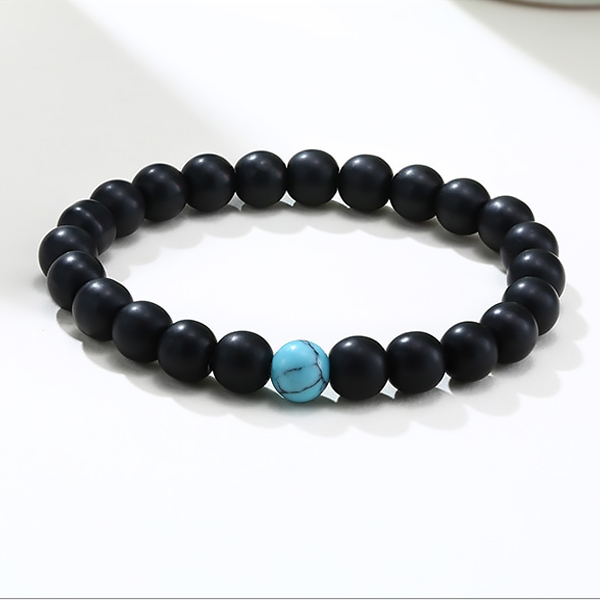 Duo Pulseras Unisex Piedras Naturales - Imagen 3