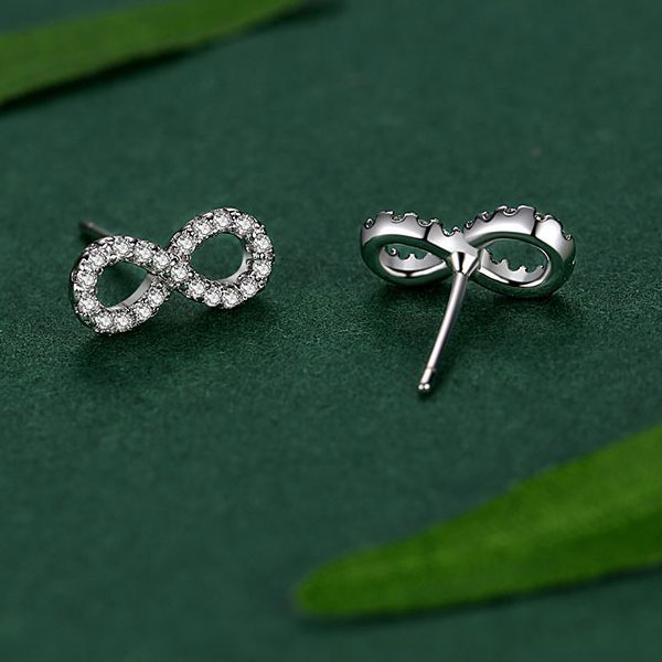 Aretes Infinito Brillante - Imagen 3