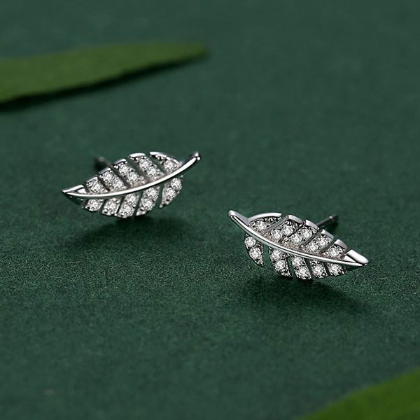 Aretes Hojas Luminosas - Imagen 2