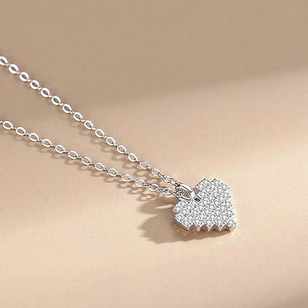 Collar Corazón Destellante - Imagen 3
