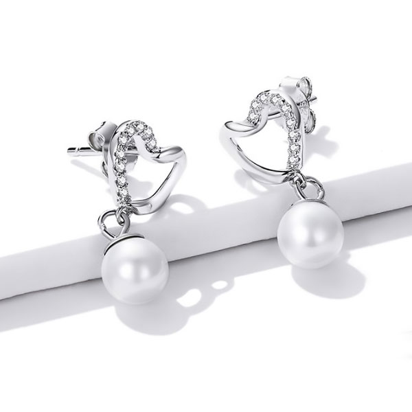Aretes Corazones Radiantes - Imagen 3