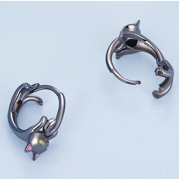 Aretes Gatito Mimado - Imagen 4