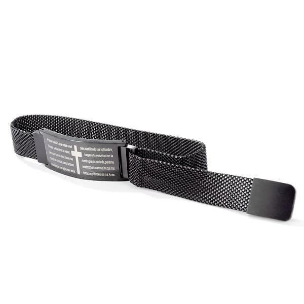 Brazalete Padre Nuestro Acero - Imagen 4