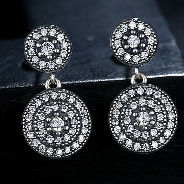 Aretes Esferas Brillantes - Imagen 2