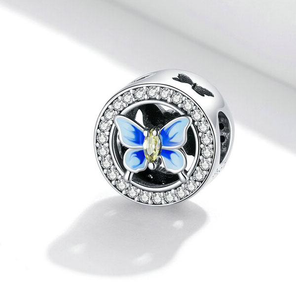 Charm Medallita de Mariposa - Imagen 2