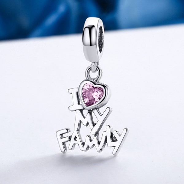 Charm Colgante Amo a mi Familia - Imagen 4