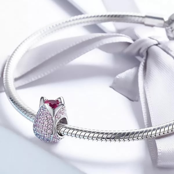 Charm Tulipán Rosa - Imagen 2