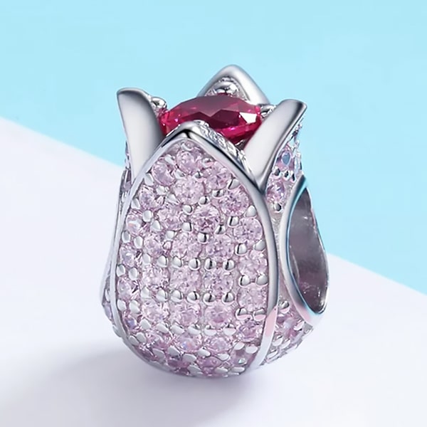 Charm Tulipán Rosa - Imagen 4