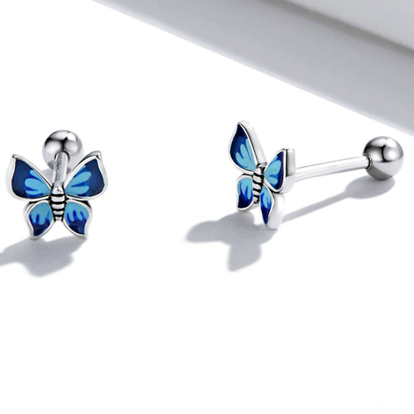 Aretes Mariposas Morpho - Imagen 3