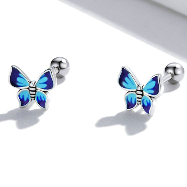 Aretes Mariposas Morpho - Imagen 2