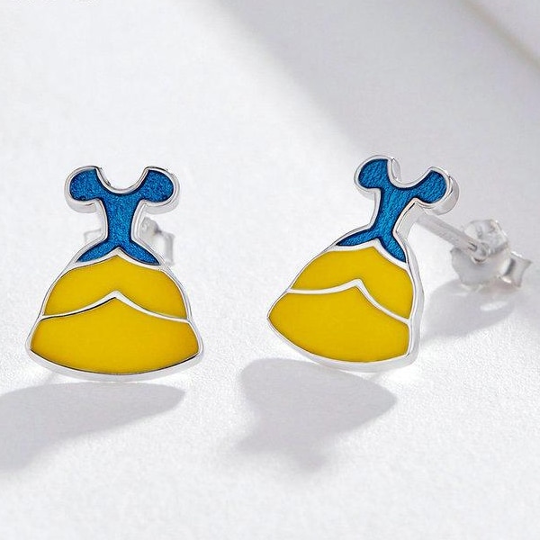 Aretes Vestido de Blancanieves - Imagen 2