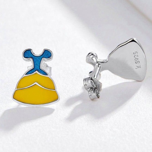 Aretes Vestido de Blancanieves - Imagen 3
