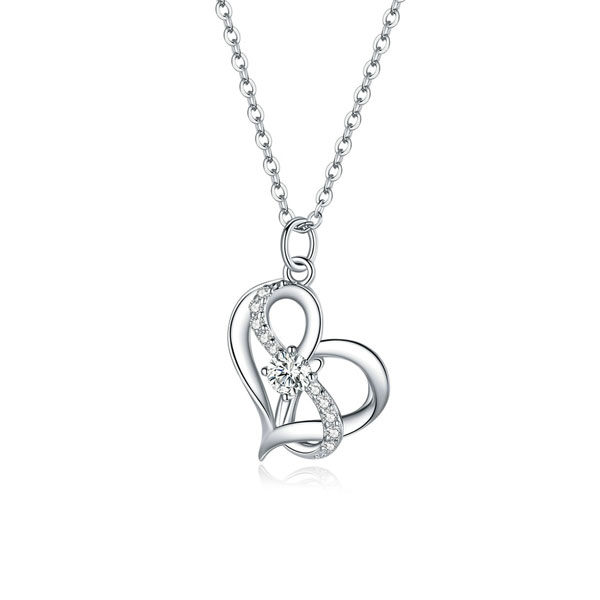 Collar Corazón Infinito