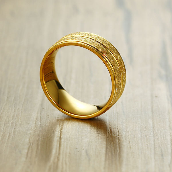 Anillo Realeza Dorada, Acero - Imagen 2