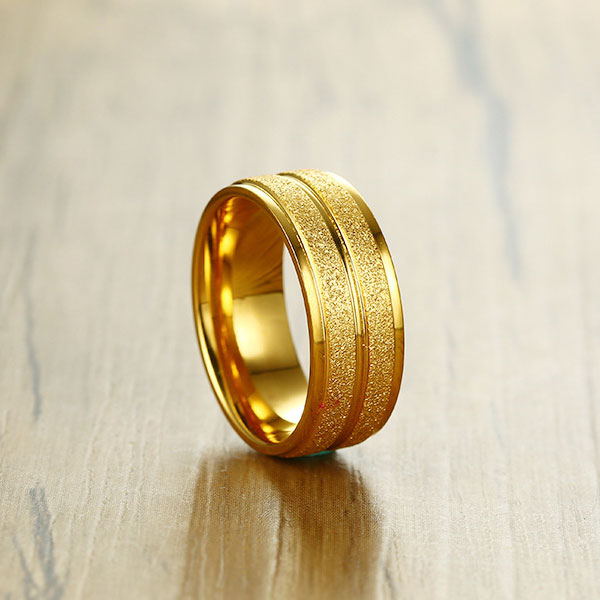 Anillo Realeza Dorada, Acero - Imagen 3