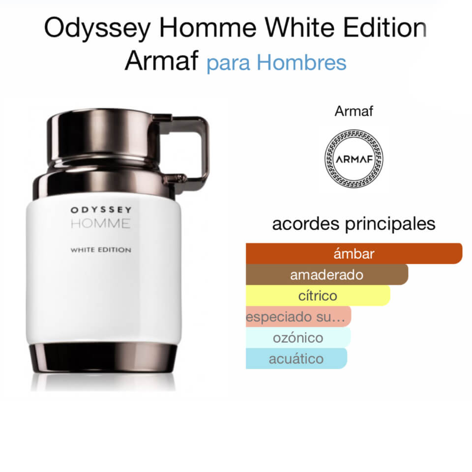 Armaf Odyssey Homme White Edition Eau de Parfum 100 ml - Imagen 2