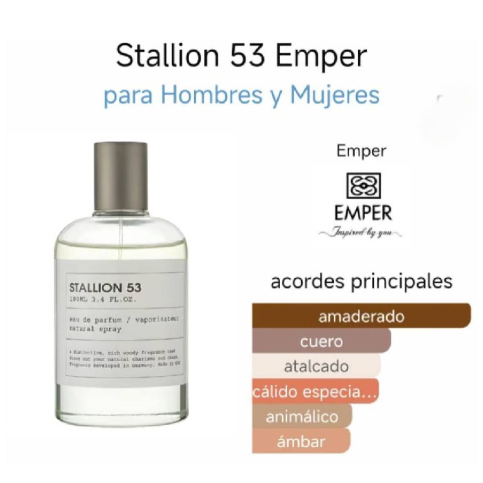 Estuche Stallion 53 Emper 100 ml y 20 ml Eau de Parfum - Imagen 2