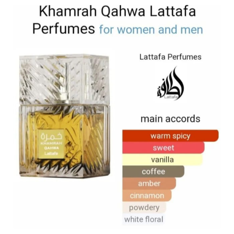 Lattafa Khamrah Qahwa 100 ml Eau de Parfum - Imagen 2