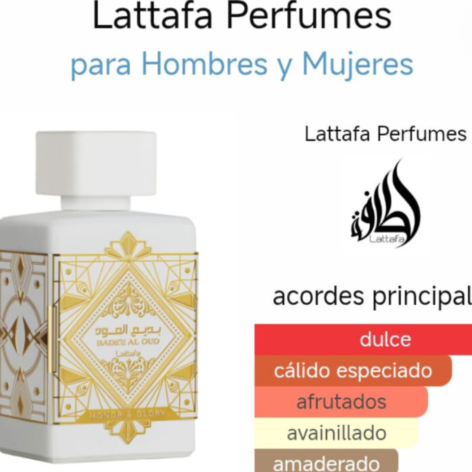 Lattafa Bade'e Al Oud Honor & Glory 100 ml Eau de Parfum - Imagen 2