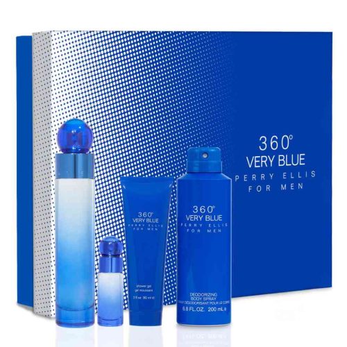 Estuche Perry Ellis 360 Very Blue 4 piezas